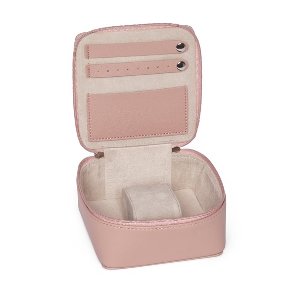 NWT Brouk & Co. Eva Travel Jewelry Case, vegan leather, pink -never opened - Picture 1 of 6